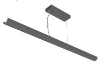 Westgate SCSL-EMC-BK SCSL Extended Canopy For EM Installations, Black Finish