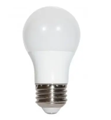 SATCO S9068 Omni-Directional LED A15 Bulb, Frosted, E17 Intermediate Base, 230 deg. Beam Angle, Color Temperature 5000K, Wattage 5.5W, Voltage 120V