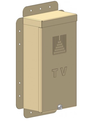 Orbit UM900-TV Single Residence Service Enclosure With Embossed ”Television” Text 20 Pack