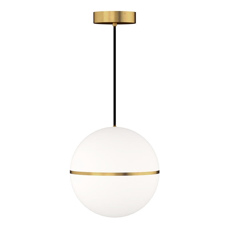 Visual Comfort Architectural 700TDHNE13NB-LED930 Modern Sean Lavin Hanea Grande 1-lt 14" LED Pendant Ceiling Light CCT 3000K - Voltage 120V - Finish Natural Brass