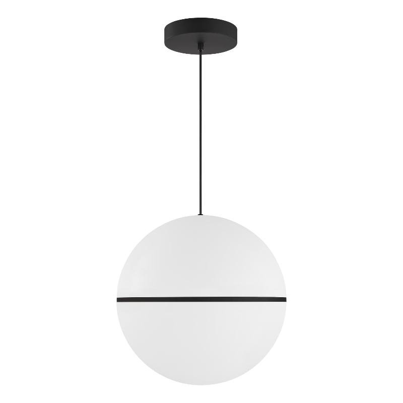 Visual Comfort Architectural 700TDHNE18B-LED930 Modern Sean Lavin Hanea Grande 1-lt 18" LED Pendant Ceiling Light CCT 3000K - Voltage 120V - Finish Nightshade Black