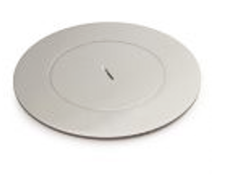 Lew Electric MOI4-PWR2-COMM5-SS-TC Customizable,Flush Mounted, 2-Hour Fire Rated Poke-Through with Four inch Core, (2) single receptacle & (5) Communication Openings, Threaded Coin, Stainless Steel Finish