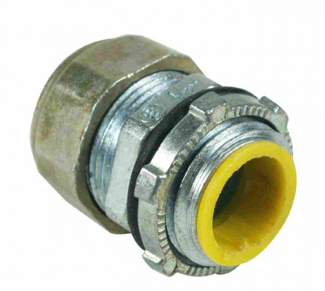 Orbit OF601-SW 1/2" Zinc Die-Cast EMT Connector Compression Type & Rain Tight Insulated