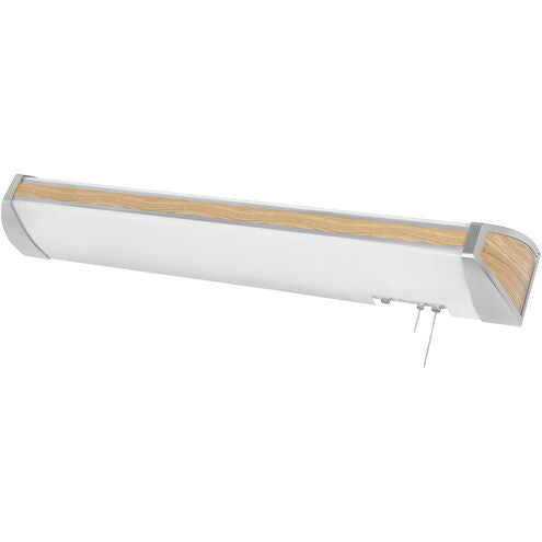 AFX Lighting IDB332E8LK Ideal 3 Light 6 inch Oak Wall Light, Oak
