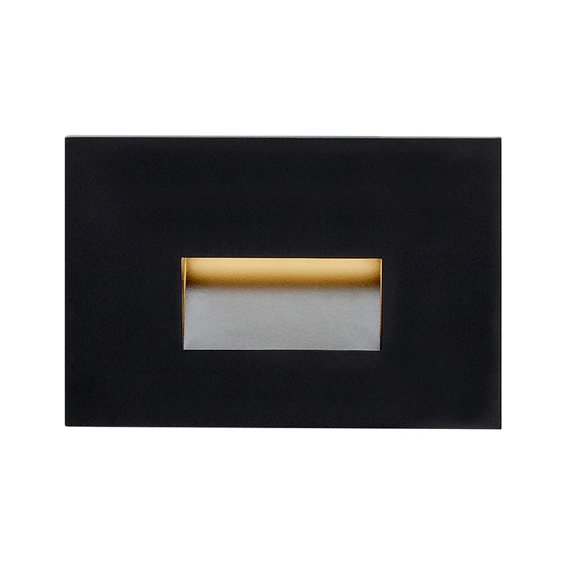 Visual Comfort Architectural 700OSIKN92730B12 Ikon 6" 12V LED Outdoor Step Light Black, Selectable CCT 2700K/3000K