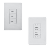 PLC Multipoint SWCAN01A 1-Pushbutton Remote Digital Wall Switch 24VDC, LED Indication, Decora Style, White Color (wall plate included)