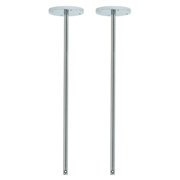Visual Comfort Architectural 700KSOHD24S Kable Lite Heavy Duty Standoffs - Satin Nickel - 24" Length - Pair - For 18" or 24" Drops