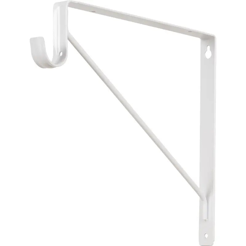 Task Lighting L-LCR-SS-WT Shelf Bracket Support Lighted Closet Rod White