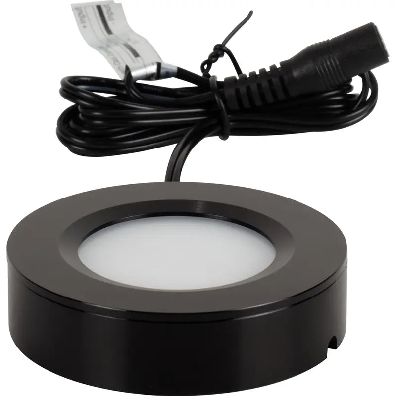 Task Lighting L-SWSP-FR-BK-40 LED Puck Light 180 Lumens 4000K 12V Black