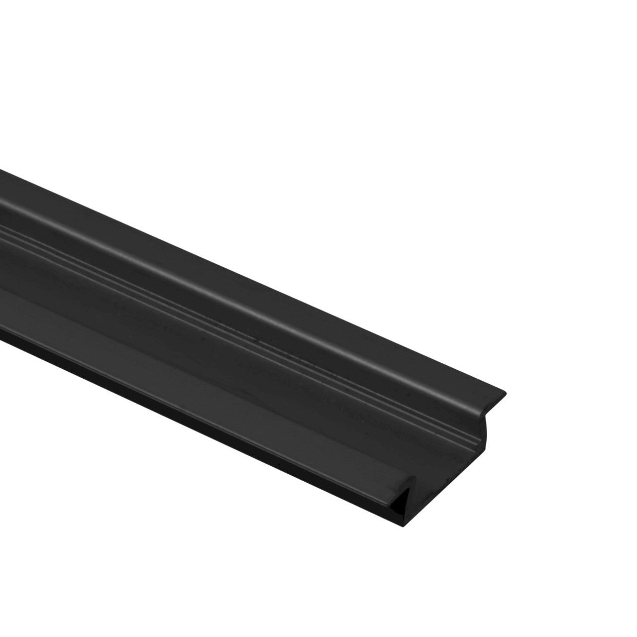 American Lighting PE-AA1DF-2M-BK 2 Meter Black Mini Double Flange Aluminum Extrusion