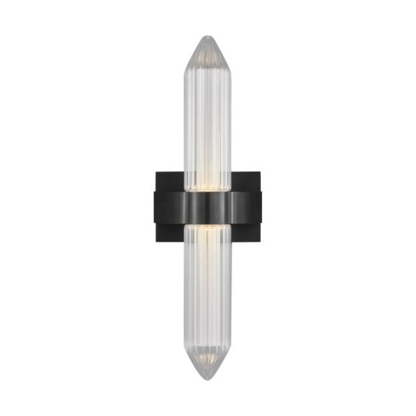 Visual Comfort Architectural 700BCLGSN23PZ-LED927-277 Langston 22.7" Plated Dark Bronze Bath Wall Light, 277V Integrated LED 2700K