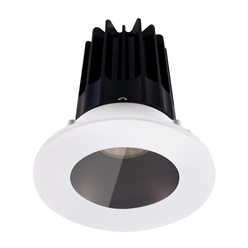 Lotus LED Lights LED-2-S8W2-27K-2RRBK-2RST 8W 580LM Recessed LED Downlight with Black Reflector and Shower Trim