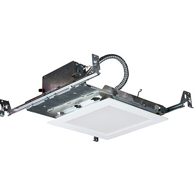 8” New Construction LED Square Housing, 120V-277 0-10V dimming