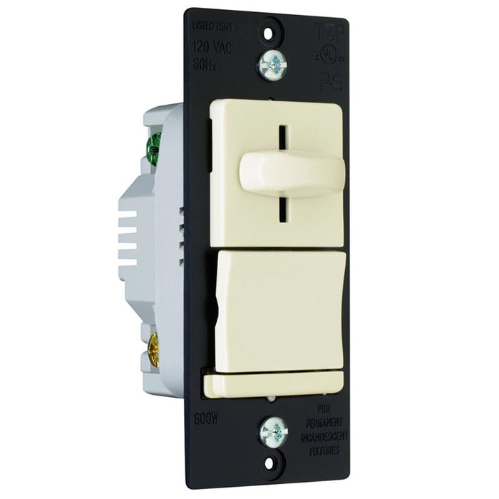 Wattstopper LS603PLA LS Series Incandescent Slide Dimmer - Finish: Light Almond