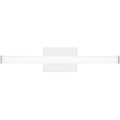 Visual Comfort Modern Collection 700BCLUFS24C-LED935-277 Sean Lavin Lufe 24 Inch Chrome LED Bath Light 23.3W 3500K Frosted Acrylic