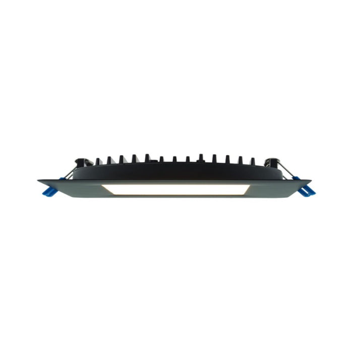 Lotus LED Lights LY6S/41K/BK Lotus 14 Watt 6" Slim Recessed Square LED Downlight Light - 4100K - 950 Lumens - Black