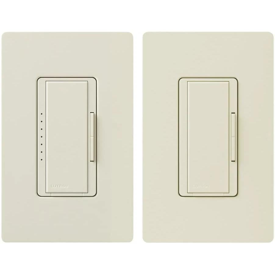 Lutron MACL-153M-RHW-AL Maestro LED Dimmer Switch - 150W LED - 120V - Single Pole/Multi-Location - Finish: Matte Almond