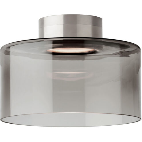 Visual Comfort Modern Collection 700FMMANLTKS-LED277 Sean Lavin Manette LED 11 Inch Satin Nickel Flush Mount Ceiling Light 277V 17W 3000K