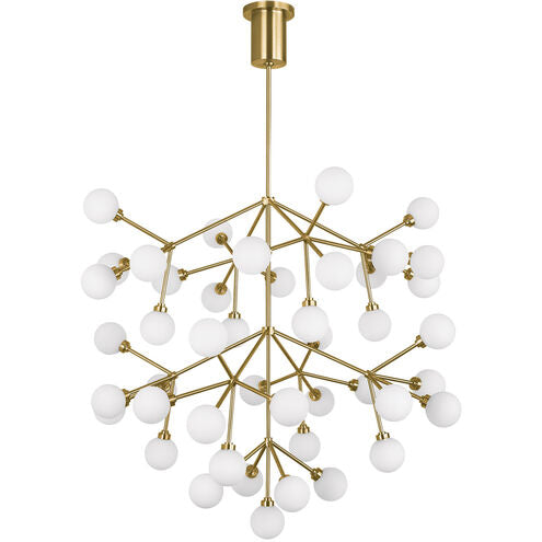 Visual Comfort Modern Collection 700MRAGWR-LED927 Sean Lavin Mara Grande LED 32.6 Inch Aged Brass Chandelier 2700K 75.1W