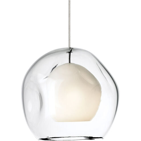 Visual Comfort Modern Collection 700MPJASCZ Mini Jasper 1 Light 50W 3000K Monopoint Low-Voltage Pendant Antique Bronze Clear Glass