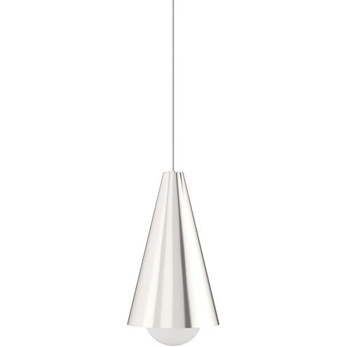 Visual Comfort Modern Collection 700MPJNIS-LED930 Mini Joni 6.2W 3000K Satin Nickel LED Pendant