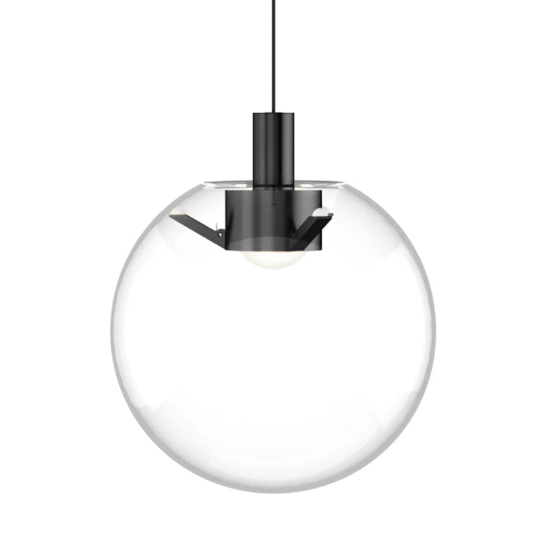 Visual Comfort Architectural 700MOPLNCB-LED930 Mini Palona 8" 7W, 3000K Monorail LED Pendant Nightshade Black Finish