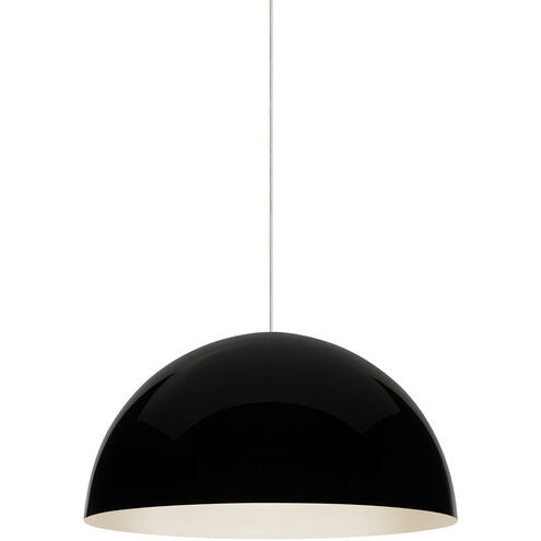 Visual Comfort Modern Collection 700MPPSPBWS-LED930 Monopoint Mini Powell Street 1 Light 6.6W 3000K LED Pendant Black/White