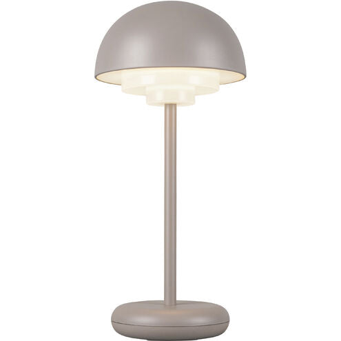 Kuzco Lighting TL63812-MN Hinata 11.88 inch 2.00 watt Moonstone Gray Table Lamp Portable Light