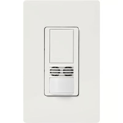 Lutron MS-A102-SW Maestro 1-Circuit Dual-Tech Single Pole Motion Sensor Switch - Finish: Snow