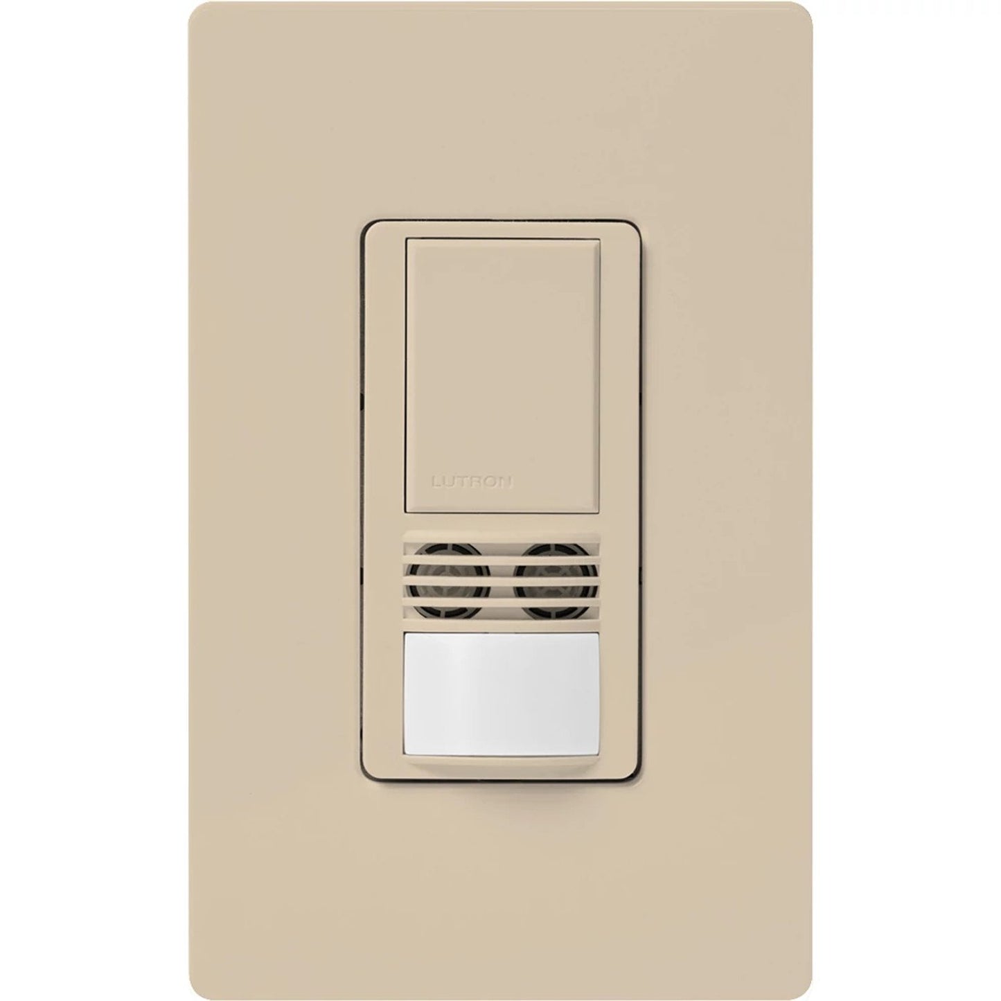 Lutron MS-B102-TP Maestro Dual-Technology Occupancy Single Pole/3-Way Sensor Switch - 120-277V - Finish: Taupe