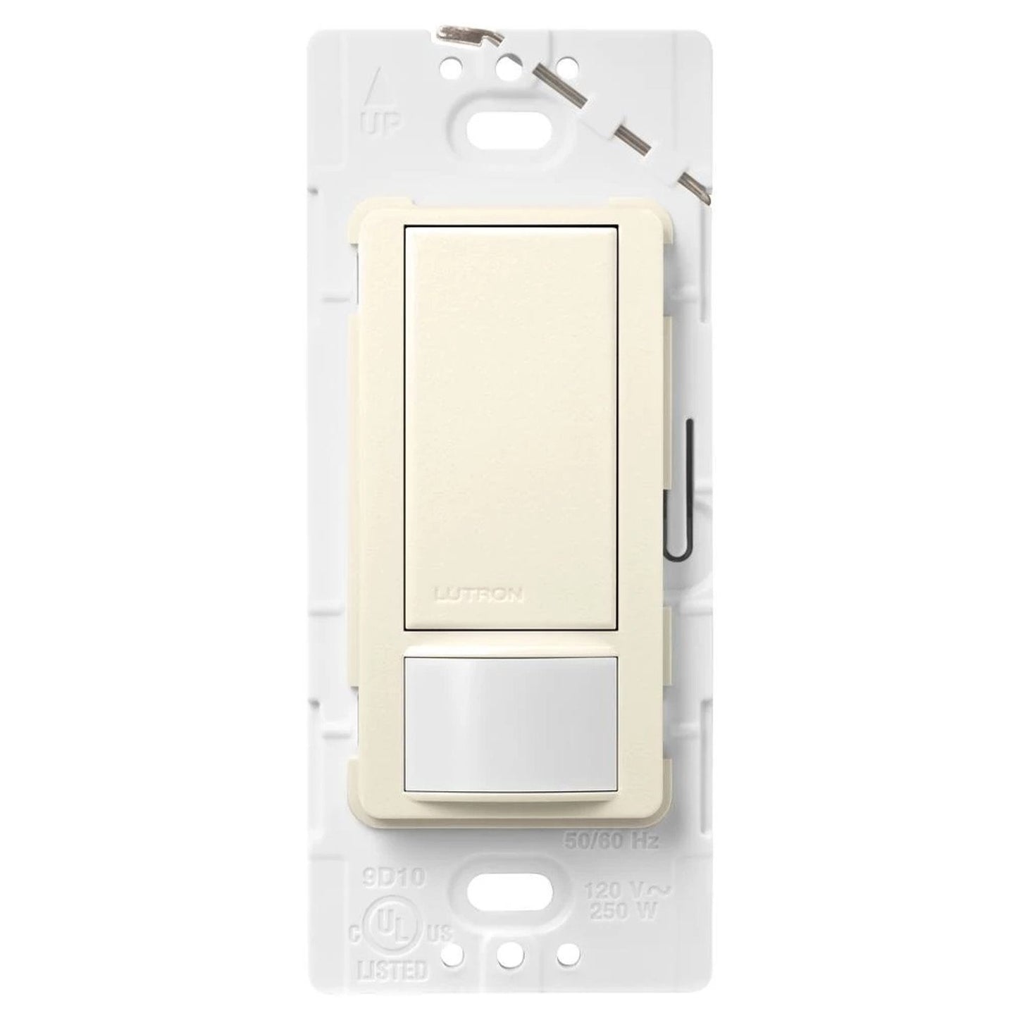 Lutron MS-OPS5M-BI Maestro Occupancy Motion Single Pole/3-Way Sensor Switch - 5A Light/3A Fan - Ground or Neutral Required - 120V - Finish: Biscuit