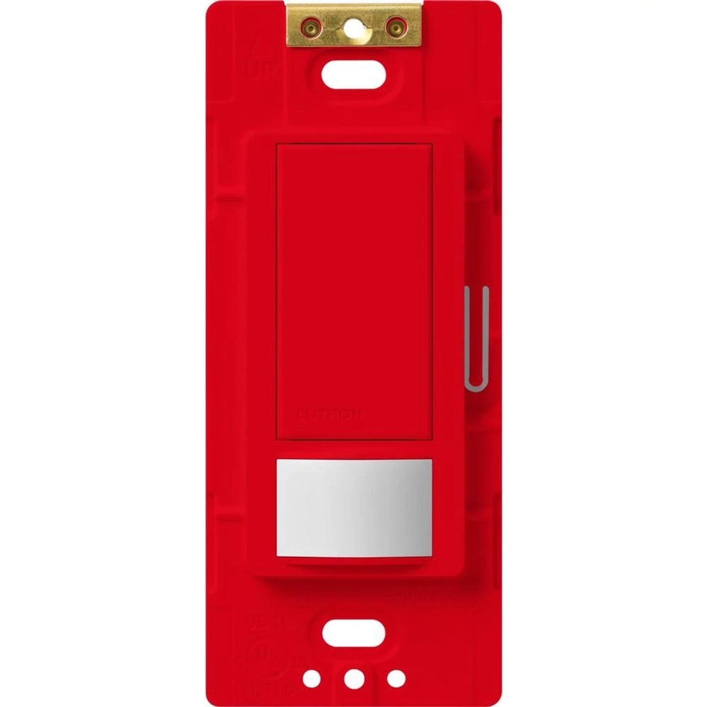 Lutron MS-OPS5M-HT Maestro Occupancy Motion Single Pole/3-Way Sensor Switch - 5A Light/3A Fan - Ground or Neutral Required - 120V - Finish: Hot