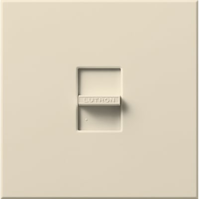 Lutron NF-10-277-LA Nova 3-Wire Dimmer Switch for Ballasts/LED Drivers 8A - 277V - Single Pole - Finish: Matte Light Almond