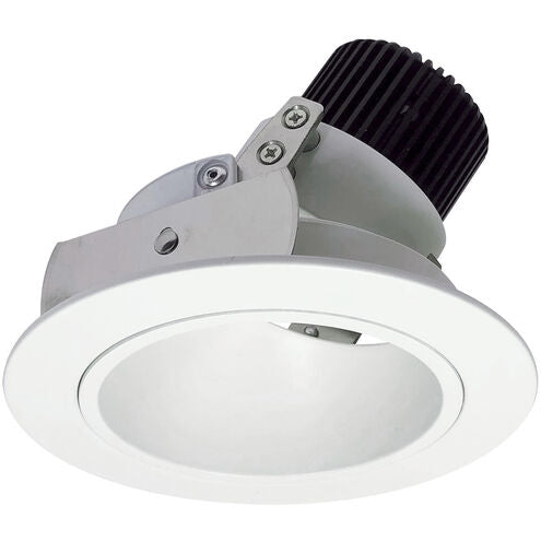 Nora Lighting NIO-4RDCDXMPW/HL 4" Iolite LED Round Adjustable Deep Reflector - High Lumens - CCT: Comfort Dim (3100K-1800K) - Finish: Matte Powder White