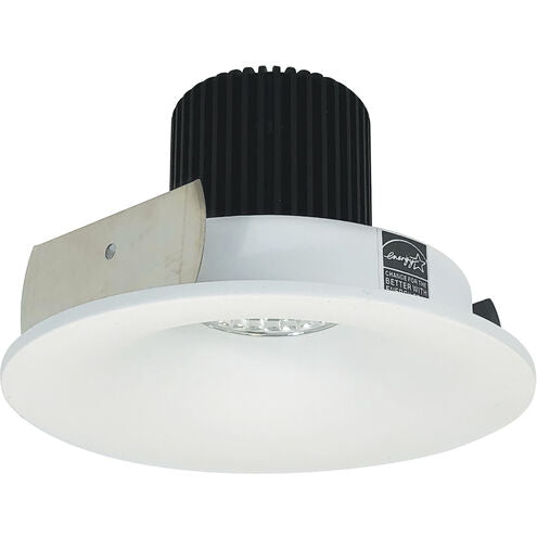 Nora Lighting NIO-4RNBCDXMPW/HL 4" Iolite LED Round Bullnose - High Lumens - CCT: Comfort Dim (3100K-1800K) - Finish: Matte Powder White