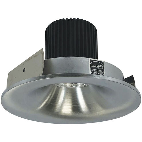 Nora Lighting NIO-4RNBCDXNN/HL 4" Iolite LED Round Bullnose - High Lumens - CCT: Comfort Dim (3100K-1800K) - Finish: Natural Metal