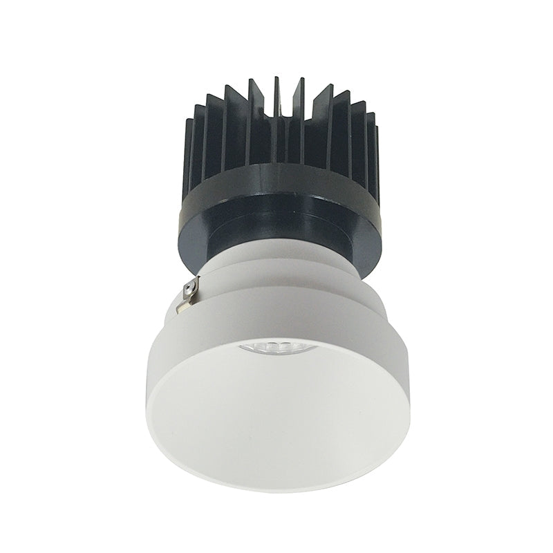 Nora Lighting NIO-4RTLNDCCDXMPW/HL 4" Iolite LED Round Trimless Downlight Reflector - CCT: Comfort Dim - 28W - Finish: Matte Powder White