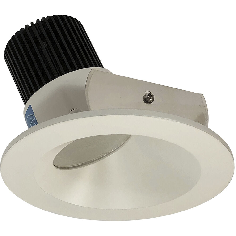 Nora Lighting NIO-4RWCDXWW/HL 4" Iolite Round Wall Wash Reflector Trim - CCT: Comfort Dim - 28W - Reflector Finish: White - Flange Finish: White
