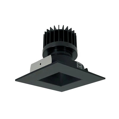 Nora Lighting NIO-4SNDSQCDXBB/HL 4" Iolite LED Square Reflector with Square Aperture - CCT: Comfort Dim - 28W - Reflector Finish: Black - Flange Finish: Black