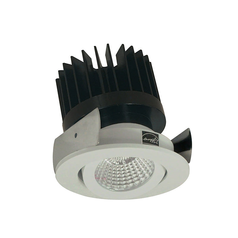 Nora Lighting NIOB-2RGCDXWW/HL 2" Iolite LED Round Adjustable Gimbal - Hight Lumens - CCT: Comfort Dim (3100K-1800K) - Finish: White
