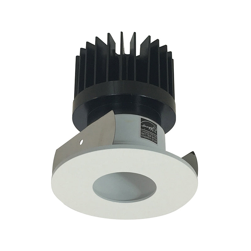 Nora Lighting NIOB-2RPHCDXMPW/HL 2" Iolite Round Pinhole Trim - CCT: Comfort Dim - 28W - Reflector Finish: Matte Powder White - Flange Finish: Matte Powder White