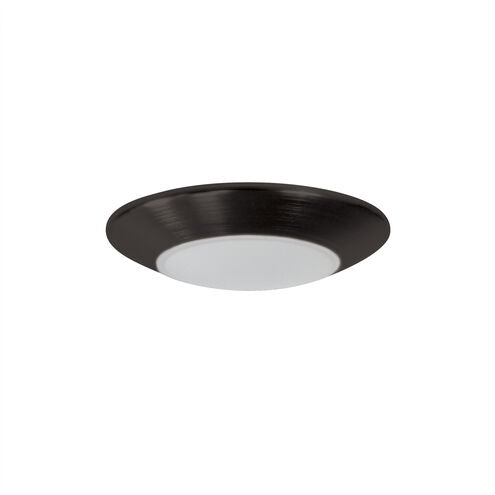 Nora Lighting NLOPAC-R4509T2427BZ Opal 6 inch Bronze Surface Mount Ceiling Light in 2700K