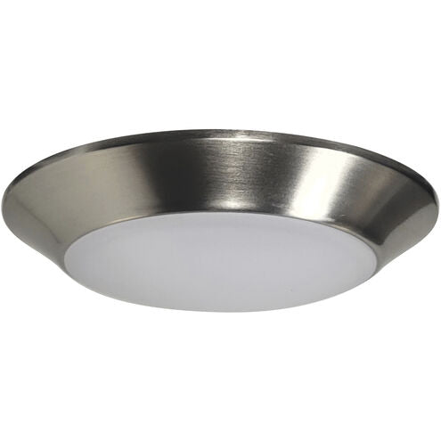 Nora Lighting NLOPAC-R4TWNM Opal 6.14 inch Natural Metal Surface Mount Ceiling Light - CCT: Selectable