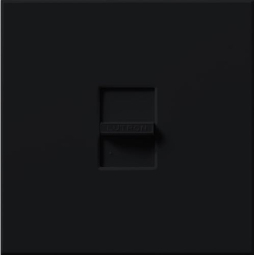 Lutron NLV-1500-BL Nova 1200W (1500VA) Magnetic Low Voltage Single Pole Slide-to-Off Dimmer Wall Plate Included - Finish: Black