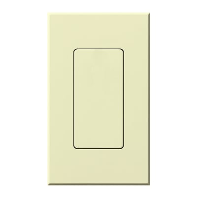 Lutron NT-BI-AL Nova T Blank Insert for Architectural Matte Wall Plates - Single Gang - Wall Plate Included - Finish: Matte Almond