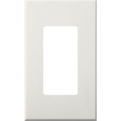 Lutron NT-R3-NFB-WH Nova T Wall Plate Kit - 1 Gang - Finish: Matte - Color: White