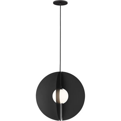 Visual Comfort Modern Collection 700TDOBLRB-LED930 Sean Lavin Orbel 16 inch Pendant LED 3000K Matte Black