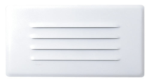 Elco Lighting ELST52W 13W 120V CFL Step Light with Louvered Faceplate - White