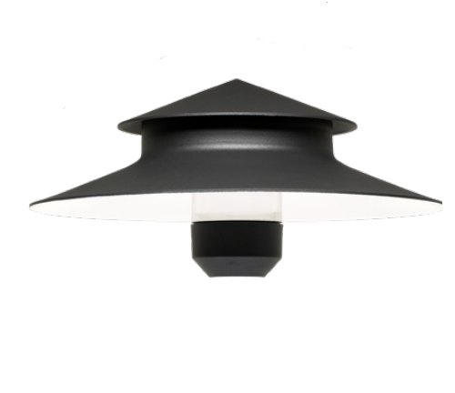 Universal Lighting Systems US1609BK 8.5" Cast Aluminum Landscape Lighting Shade - Finish: Black