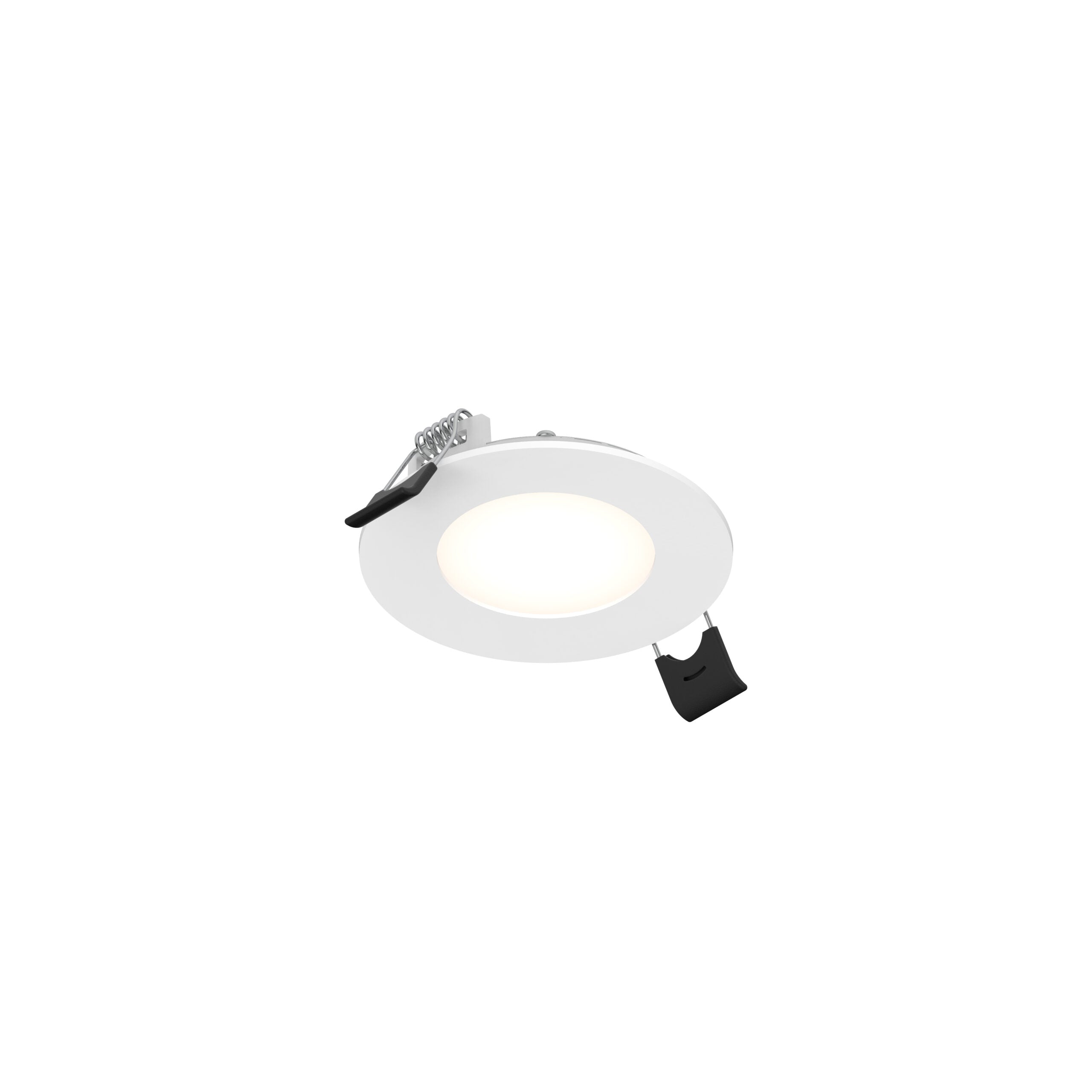 Dals Lighting PNL3-CC-WH 3" Round Slim LED Recessed Downlight With Selectable CCT - Finish: White